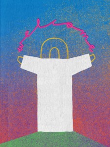Plakat „Welcome”, Anna Libera